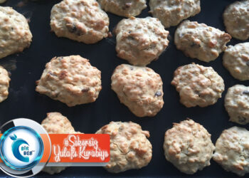 Şekersiz, Kuru Meyveli, Yulaflı Kurabiye Tarifi