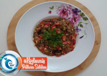 Közlenmiş Patlıcan Salatası Tarifi